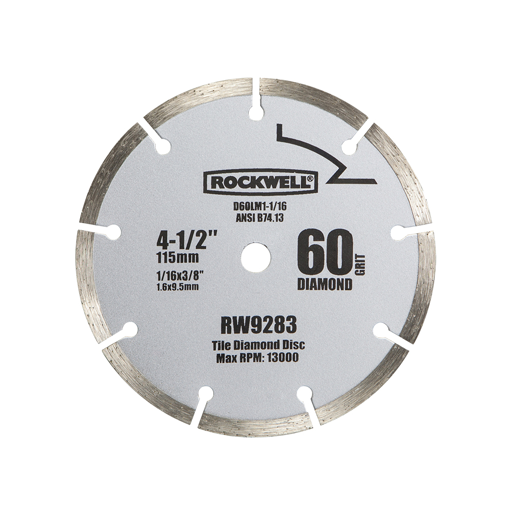 41/2" Compact Circular Saw Diamond Blade Rockwell Tools