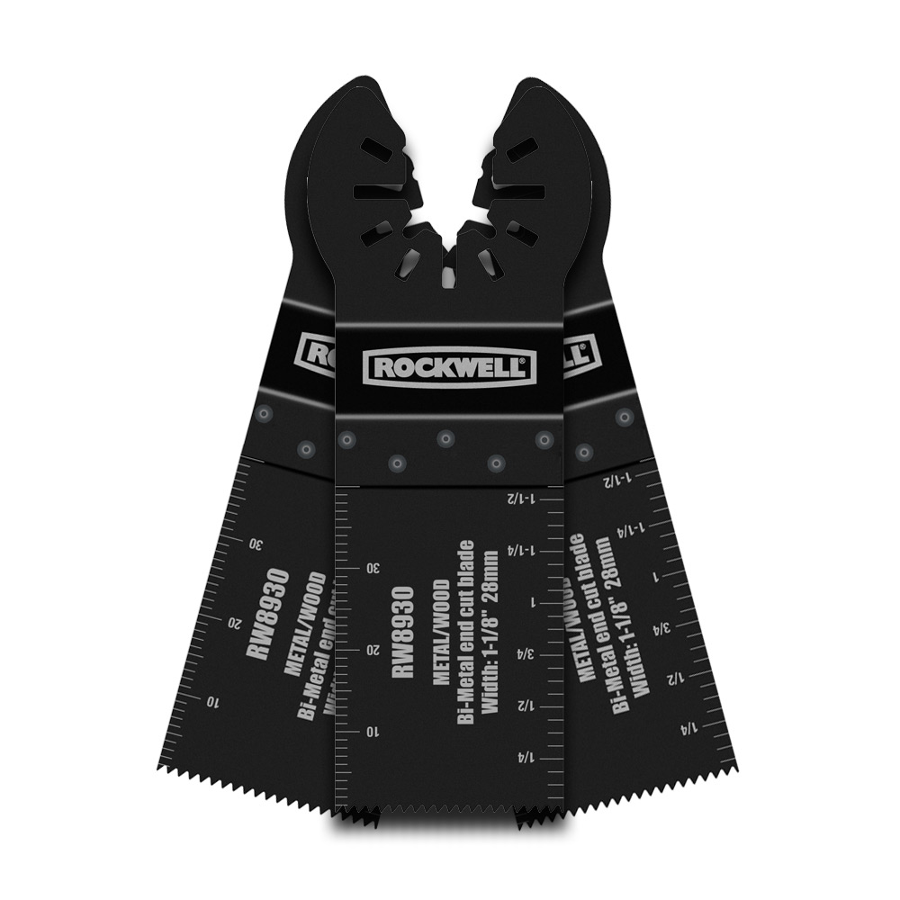 Universal Fit 11/8" BiMetal Plunge Cut Oscillating Blades 3Pack