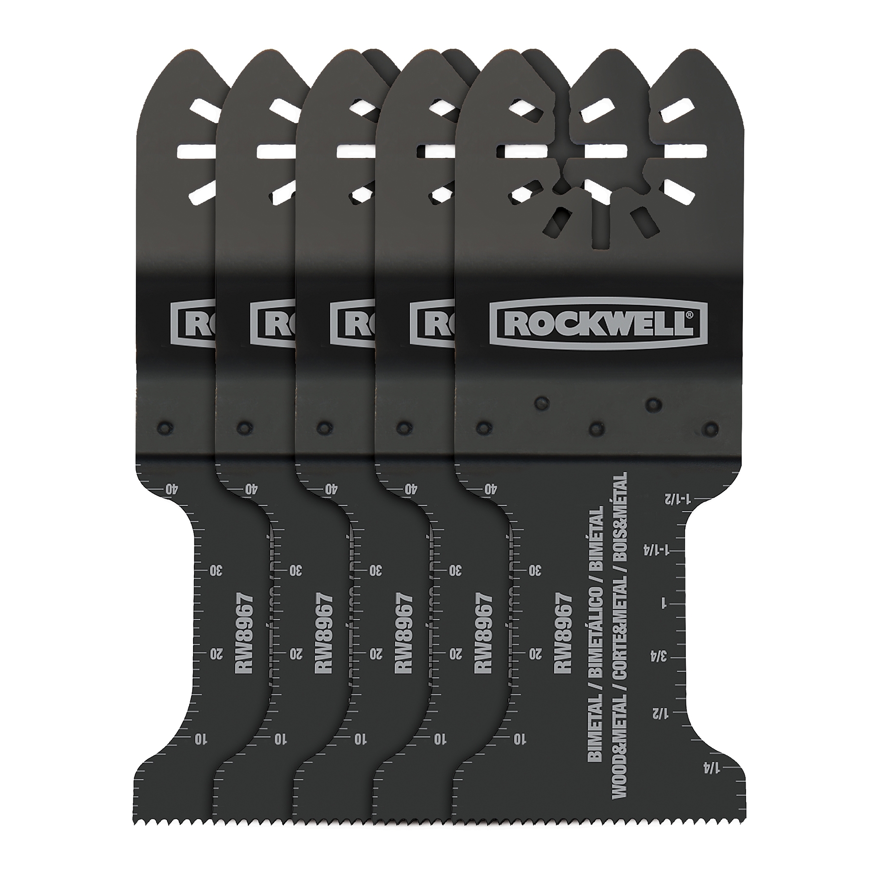 Universal Fit 13/8" EXTENDED LIFE Wood & Nail End Cut Blade 5Pack in