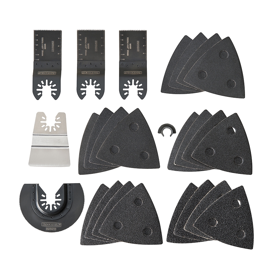 Universal Fit 27Piece Oscillating Accessory Kit Rockwell Tools