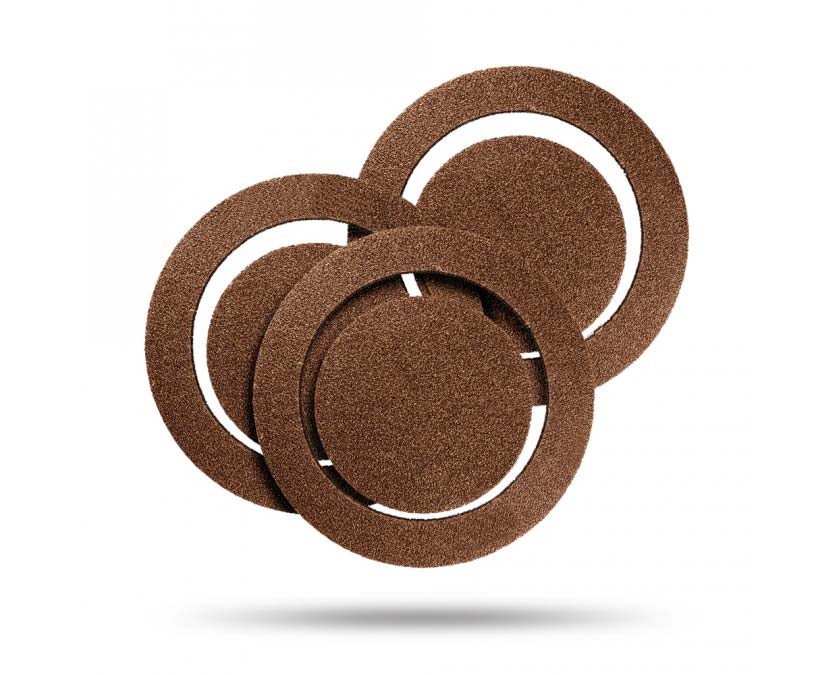 ISSTAR 40 Pcs 7-Inch 60 Grit Hook and Loop Sanding Discs Sandpaper for Random Orbit Sander 